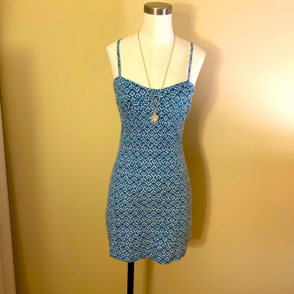 Free People Mini Dress with Cutout Back